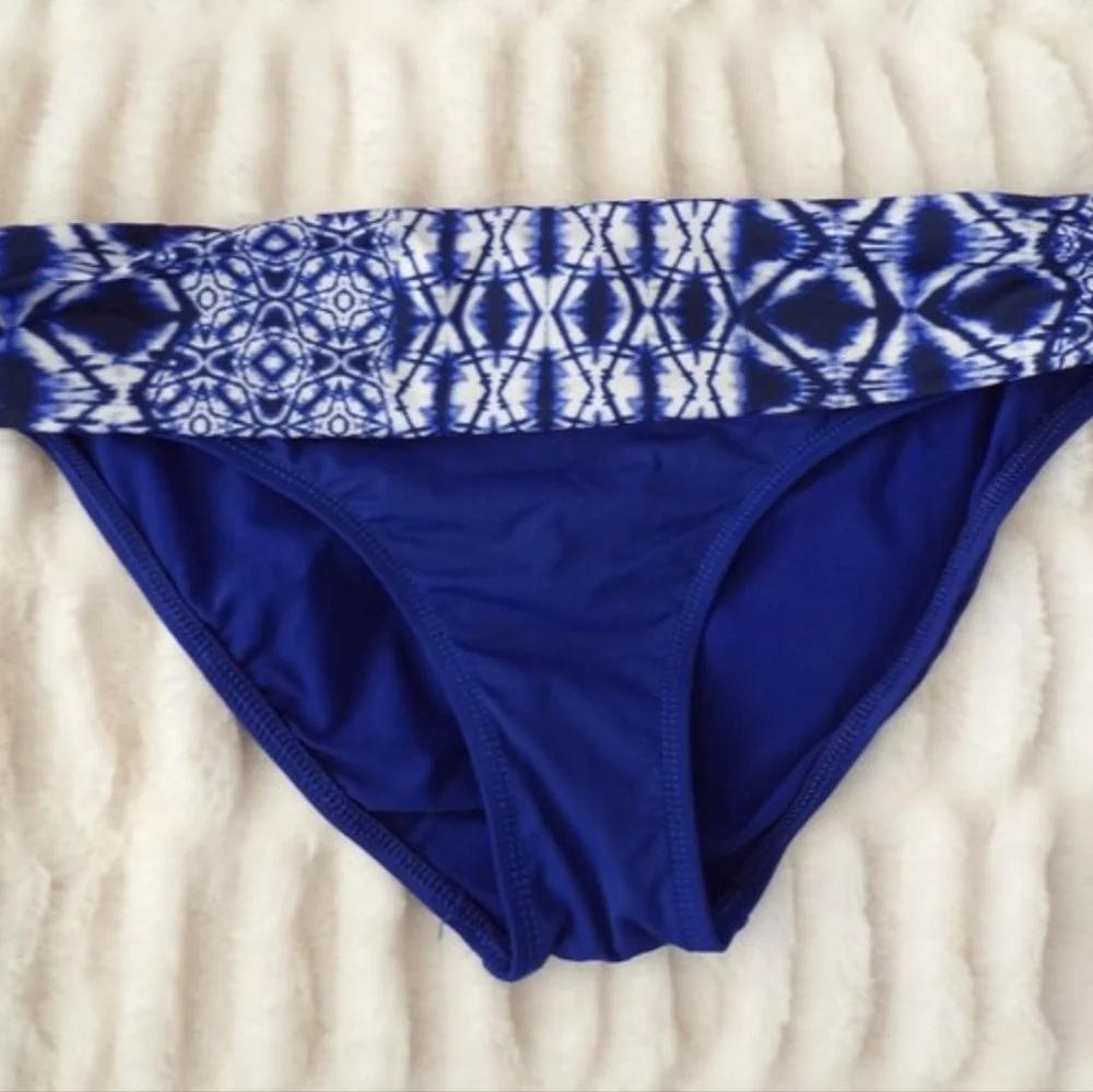 NWT La Blanca navy blue swim Suit Bikini 6